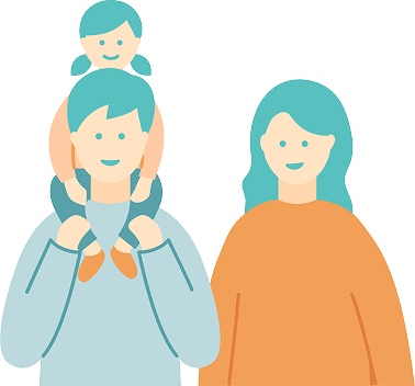 家族のイラスト