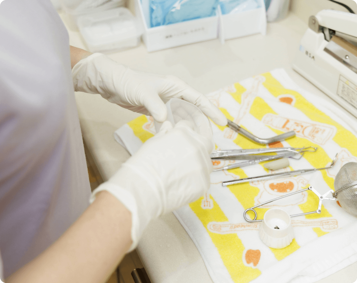 安心して治療を受けていただくための環境づくり